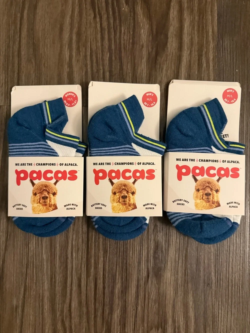 Pacas Women’s Performance Low Cut Socks - Size: M/L - Picture 2 of 6